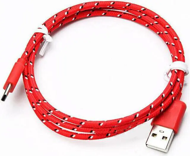 Main image of 1m/ 3ft USB C Cable Type C Fast Charger For OEM Samsung Galaxy S8 S9 S10 Plus Note 8 10 (Red)