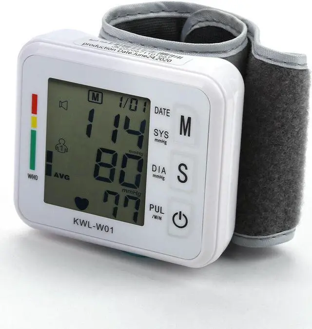 Main image of Automatic Digital Wrist Blood Pressure Monitor BP Cuff Machine Home Test Device