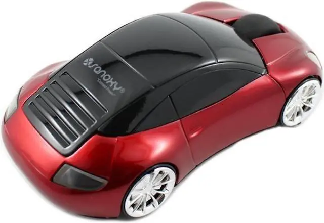Main image of 2.4GHz Wireless 3D Car Shape Optical Mouse USB Receiver (Red)