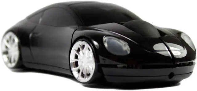 Main image of 2.4GHz Wireless 3D Car Shape Optical Mouse USB Receiver (Black)