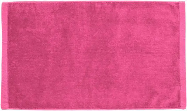 Main image of Premium Velour Hand Face Sports Towel 16 inch x26 inch Hot Pink