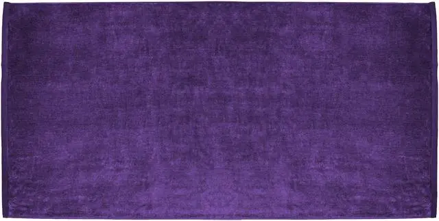 Main image of Large Terry Velour 100% Ring Spun Cotton Beach Towel-Purple