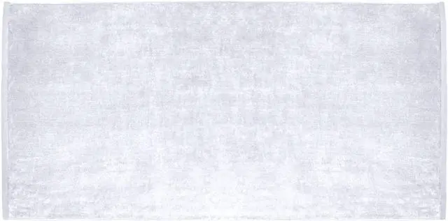 Main image of Large Terry Velour 100% Ring Spun Cotton Beach Towel-White