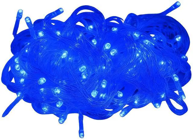 Main image of Elegani 100 LED String Lights  Clear Flexible Wire, Indoor Outdoor Waterproof Decorative Lights, Connectable, 33 Ft