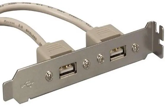 Main image of SANOXY Cables and Adapters; USB 2.0 A Female 2 Port Internal AT Motherboard Adapter