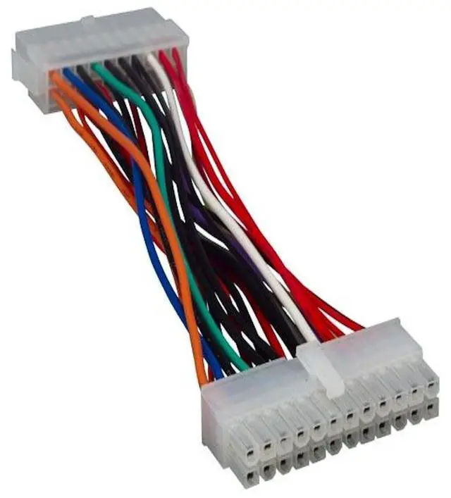 Alt view image 2 of 2 - SANOXY Cables and Adapters; 6" ATX 20-pin Male to 24-pin Female Motherboard Adapter Cable