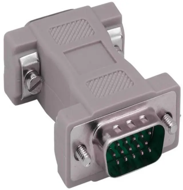 Main image of SANOXY Cables and Adapters; 2 Pack of HD15 Male to Male Molded Gender Changer