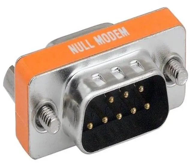 Main image of SANOXY Cables and Adapters; 2 Pack of DB9 Male to Female Null Modem Mini Adapter