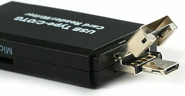 Main image of 3 in 1 Type C Micro USB & USB OTG Card Reader