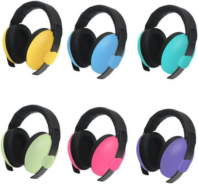 Main image of Girls Boys Hearing-Protection Ear Muffs Kids Noise Cancelling Headphone USA-purple