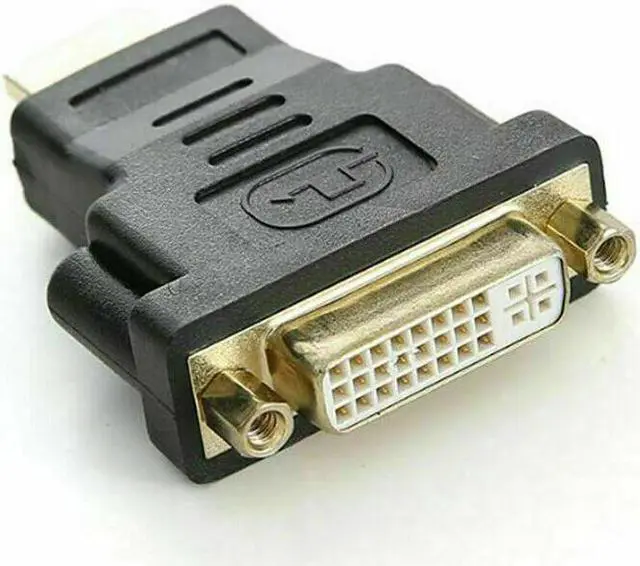 Main image of DVI Female To HDMI Male Connector Adapter Converter 1080P PC Desktop TV Laptop