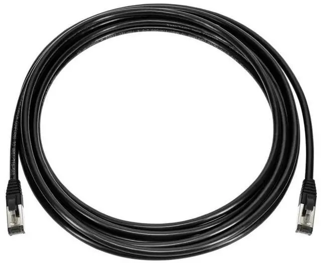 Alt view image 2 of 3 - SANOXY Cat8 Ethernet Cable 0.5FT, Ultra Short 40Gbps Patch Cord, S/FTP Double Shielded, 28AWG Pure Copper, 2GHz Bandwidth, Snagless RJ45 Network Cable, Black.