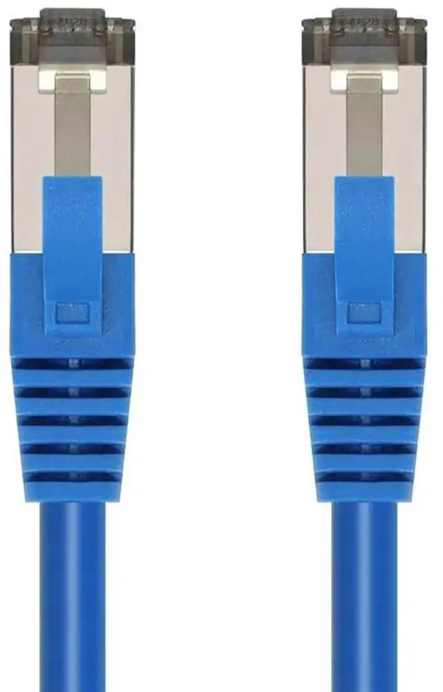 Alt view image 2 of 3 - SANOXY Cat8 Ethernet Cable 7FT, 40Gbps High-Speed LAN Cable, S/FTP Double Shielded, 28AWG Pure Copper, 2GHz Bandwidth, Snagless RJ45 Patch Cord, Blue