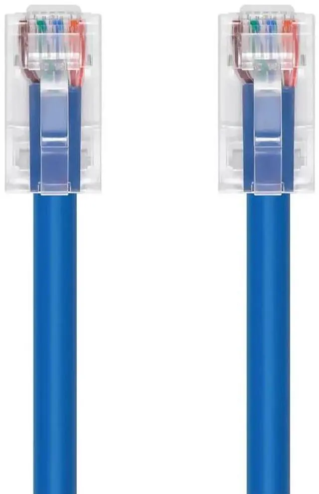 Main image of SANOXY Cat6A Ethernet Cable 0.5FT, Shielded STP LAN Patch Cord, 10Gbps, 500MHz, 26AWG Pure Copper, Gold Plated RJ45, Non-Booted Short Network Cable, Blue