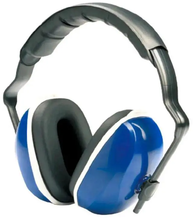 Main image of Sanoxy Hearing Protection Earmuffs with Soft Foam Cushions, Adjustable Headband and Comfortable Fit for Work and Outdoor Use-Blue