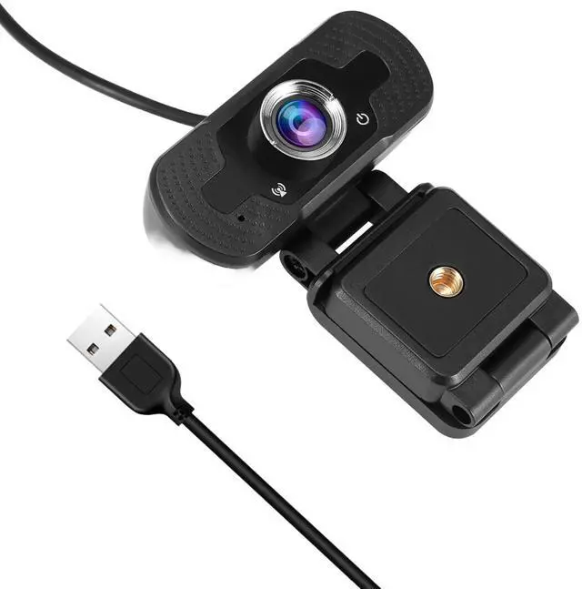 Main image of Sanoxy 1080P Webcam with Privacy Cover & Noise-Cancelling Mic for Webinars