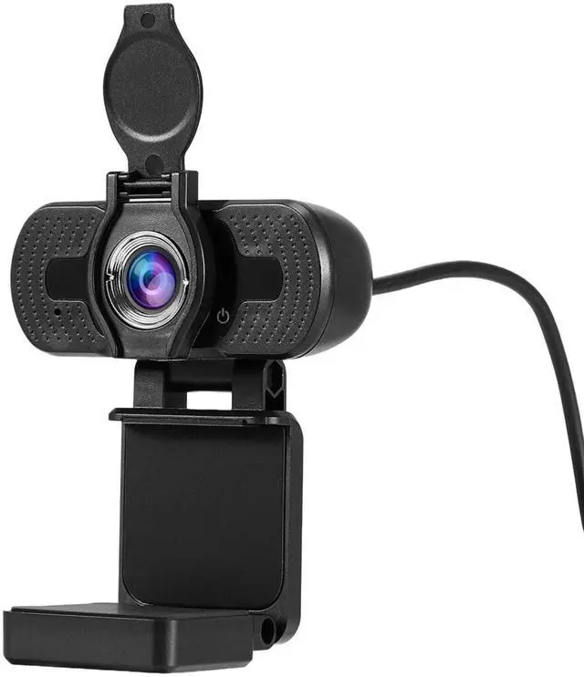 Alt view image 4 of 4 - Sanoxy 1080P Webcam with Privacy Cover & Noise-Cancelling Mic for Webinars