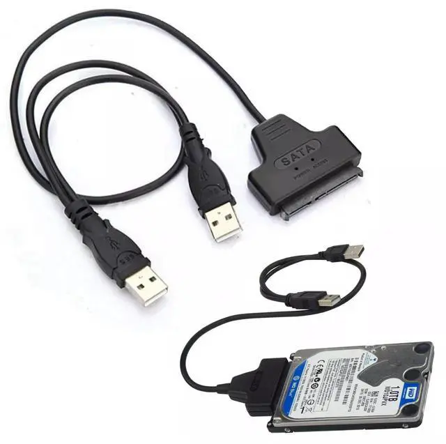 Main image of Sanoxy Dual Power eSATA USB 3.0 to SATA Hard Drive Adapter Cable Hard Drive Cable Adapter for 2.5"" SSD HDD