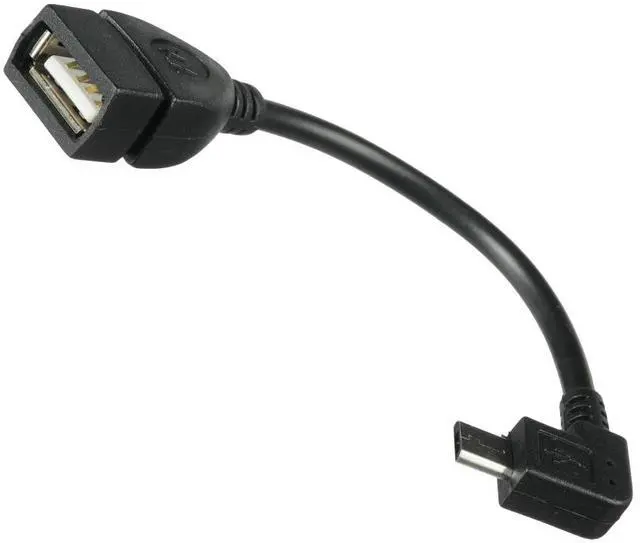Main image of Sanoxy USB Female OTG to (90 Degree) Micro USB Cable Male Adapter