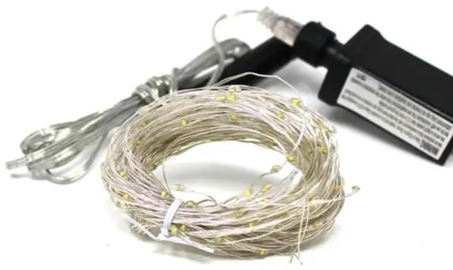 Alt view image 4 of 5 - Elegani 180 LED Yellow Silver Copper Branch Tree Lights  9ft Plug-In, Flexible 6-Strand Design, Indoor/Outdoor Decorative Lighting for Holiday, Wedding, Party, and Home Décor