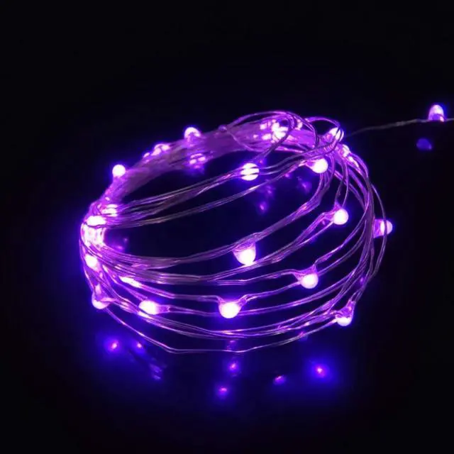 Alt view image 6 of 6 - Elegani 180 LED Silver Copper Branch Tree Lights  9ft, Purple, Plug-In, Indoor/Outdoor, Waterproof, Energy-Efficient, Holiday & Party Decoration