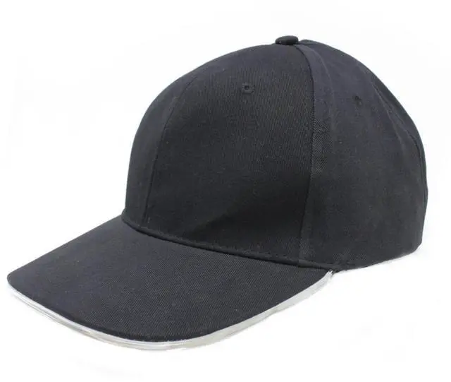 Alt view image 4 of 4 - Elegani Night Runner LED Glow Hat  Red Light Up Baseball Cap with Adjustable Fit & 3 Light Modes