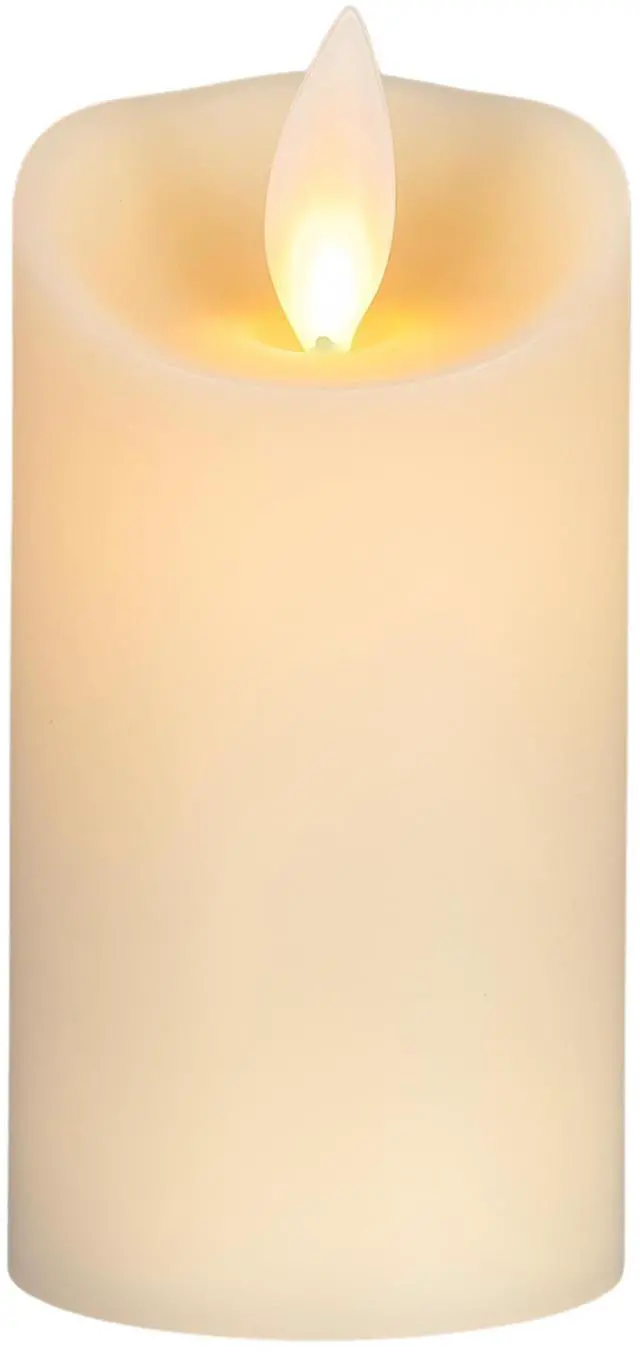 Alt view image 4 of 5 - Elegani Medium Flameless LED Candle 12 Pack - 3.75 Inch Yellow Flickering Lights for Home, Events & Decor