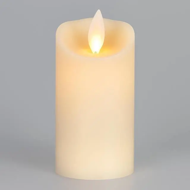 Alt view image 3 of 5 - Elegani Medium Flameless LED Candle 12 Pack - 3.75 Inch Yellow Flickering Lights for Home, Events & Decor