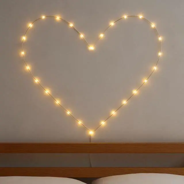 Alt view image 5 of 6 - Elegani 100 LED White Fairy Lights  33 Ft Silver Copper Wire String Lights, White Glow, 8 Modes, Indoor Decorative Lighting for Wedding, Bedroom, Party or Centerpieces