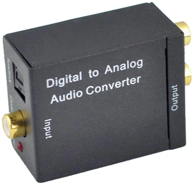 Alt view image 4 of 4 - Digital Coax Toslink to Analog Audio Converter