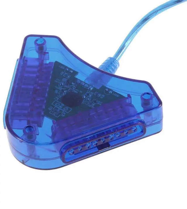 Alt view image 5 of 5 - PC USB Dual Controller Adapter Converter Compatible with PS1,2,3,PSX