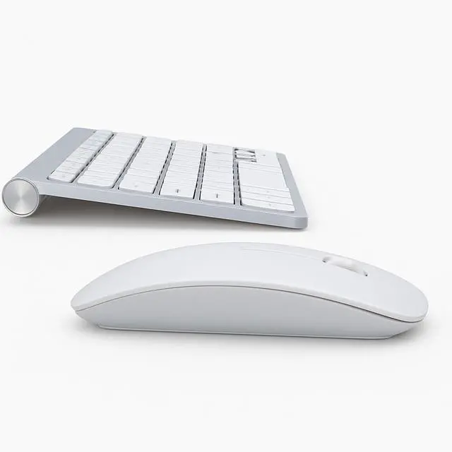 Alt view image 2 of 7 - 2.4G Compatible Mini Wireless Keyboard And Mouse Set Silver