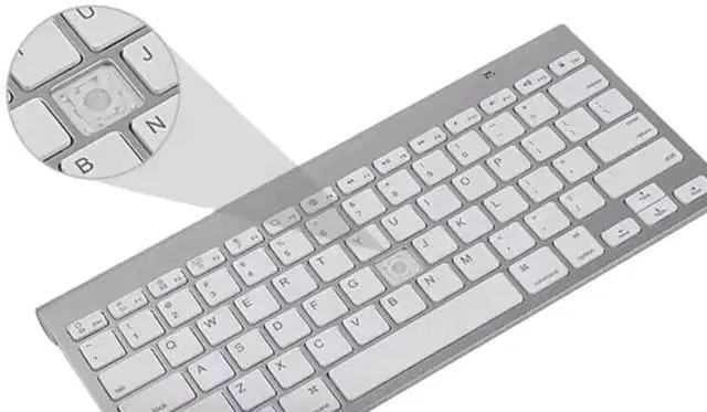 Alt view image 5 of 7 - 2.4G Compatible Mini Wireless Keyboard And Mouse Set Silver
