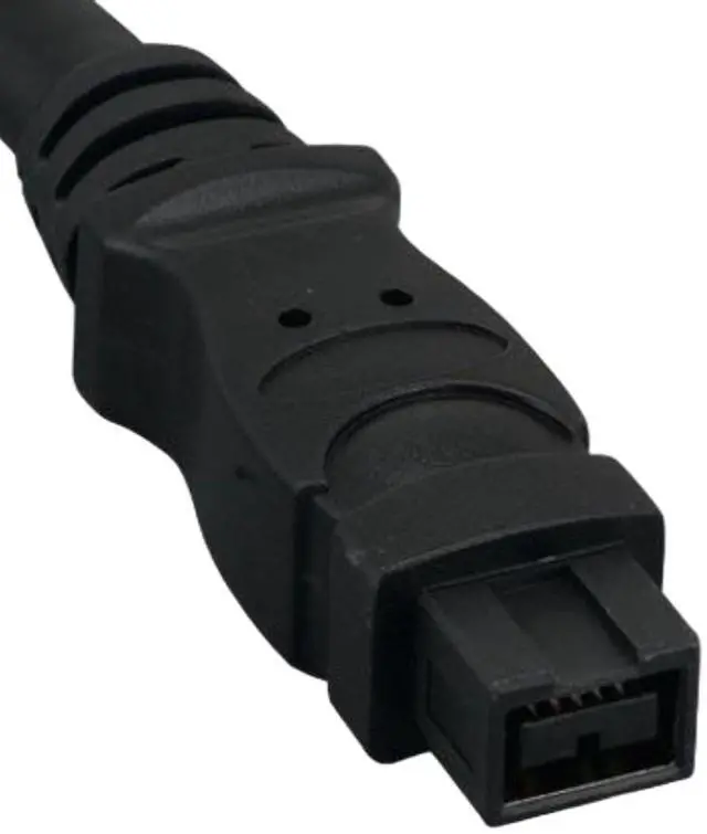 Alt view image 2 of 5 - 6ft IEEE 1394b FireWire 800 9-pin to 6-pin, Black