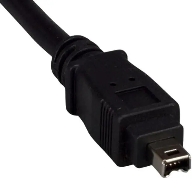 Alt view image 4 of 4 - 10ft IEEE 1394a FireWire 400 6-pin to 4-pin, Black