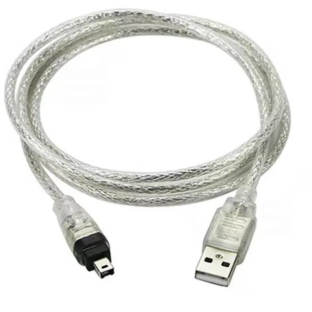 Alt view image 3 of 5 - 6 Feet 1.8M USB To Firewire IEEE 1394 4 Pin iLink Cable