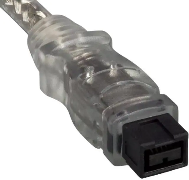 Alt view image 3 of 4 - 10ft IEEE 1394b FireWire 800 9-pin to 6-pin, Clear