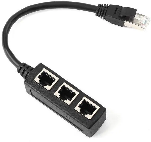 Alt view image 2 of 4 - RJ45 Splitter Adapter LAN Ethernet Cable