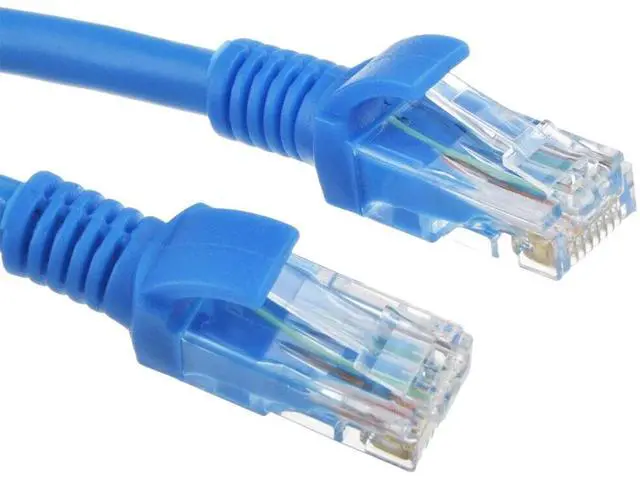 Alt view image 4 of 4 - Ethernet Cable Lan Network CAT6 Internet Modem Blue RJ45 150ft