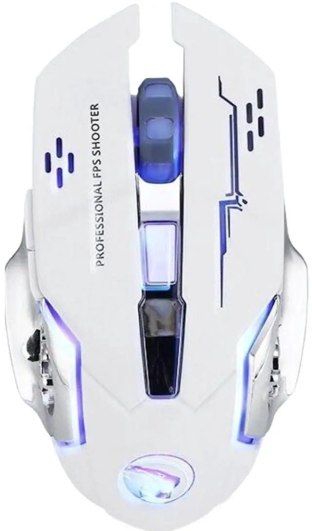 Alt view image 4 of 5 - SANOXY Wireless USB Optical Mouse Rechargeable 7 Color LED Backlit Gaming Mice for PC
