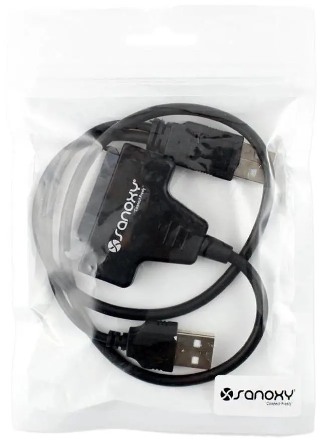 Alt view image 3 of 3 - SANOXY USB 2.0 to 2.5inch SATA Hard Drive Adapter Cable