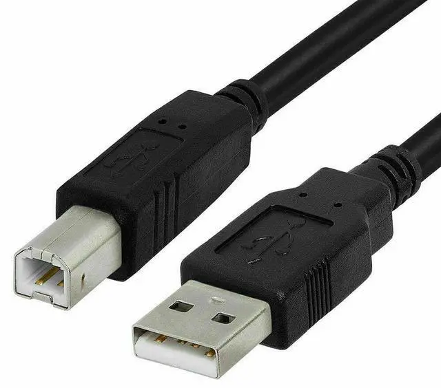 Alt view image 3 of 6 - SANOXY USB 2.0 TYPE A MALE TO TYPE B MALE PRINTER SCANNER CABLE (10 Feet)