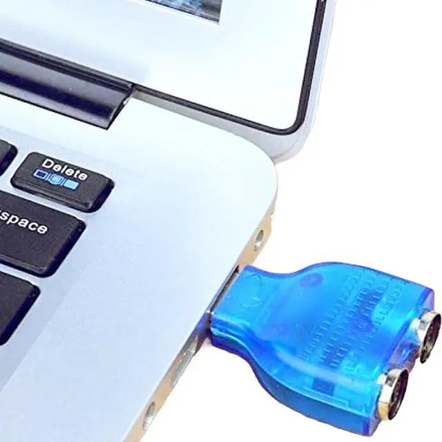 Alt view image 2 of 4 - SANOXY USB to Dual PS2 Keyboard Adapter for Keyboard, Mouse