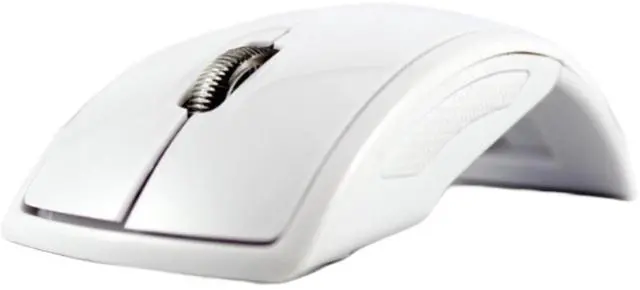 Main image of Sanoxy Wireless Foldable Arc Optical Mouse with USB Receiver (White)