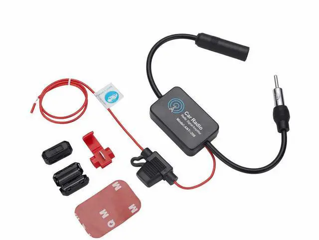 Main image of Car Auto Stereo FM & AM Radio Signal Antenna Aerial Signal Amp Amplifier Booster