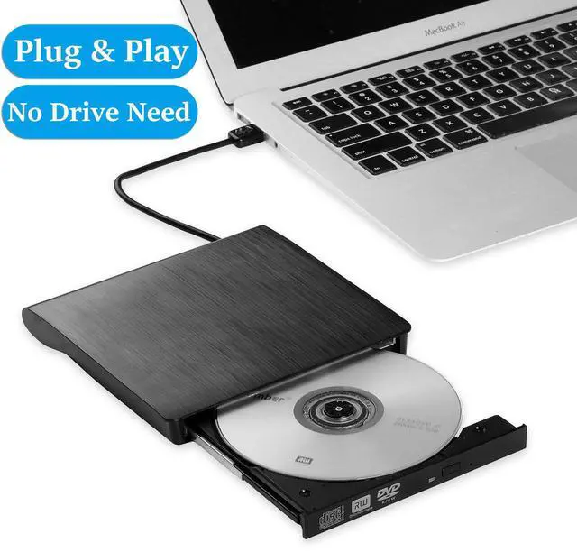 Alt view image 2 of 3 - Sanoxy Slim External USB 3.0 DVD RW CD Writer Drive Burner Reader Player For Laptop PC