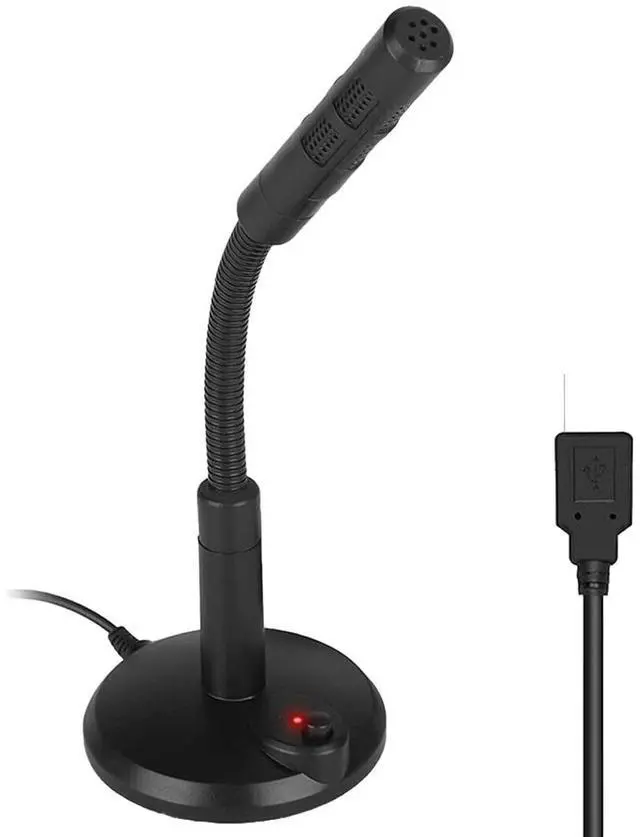 Alt view image 3 of 5 - USB Mini Condenser Flexible Microphone Stand Recording Mic