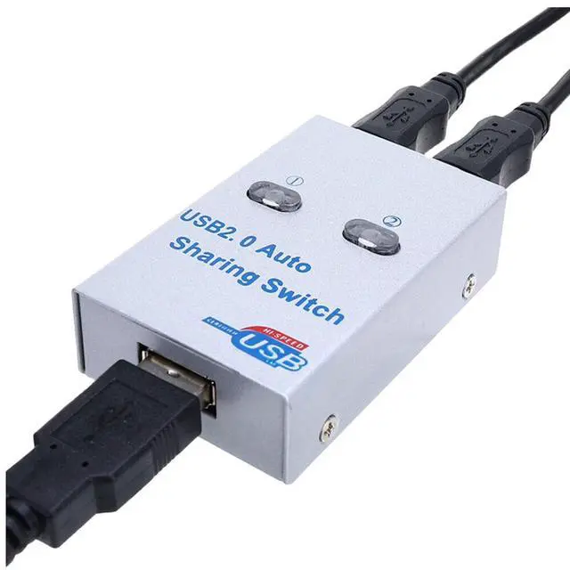 Main image of USB Sharing Switch, 2 Ports Auto Printer Sharing Switch Hub Box