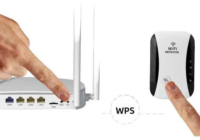 Alt view image 3 of 5 - 300Mbps WiFi Repeater Wireless-N AP Router Extender Signal Booster Range Signal Repeater