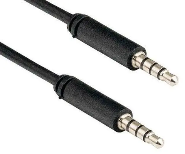 Main image of Sanoxy 3ft 3.5mm TRRS Male to Male Audio & Microphone Cable